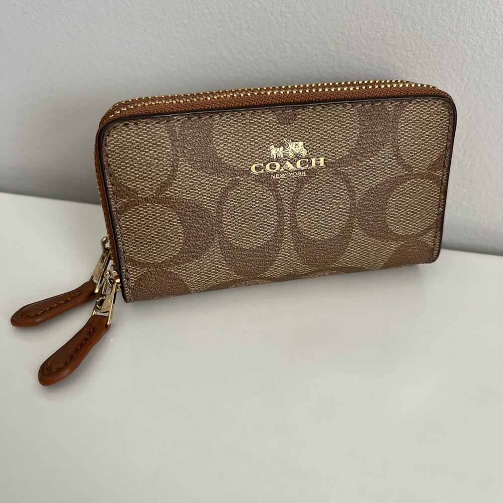 Coach Double Zipper Wallet
